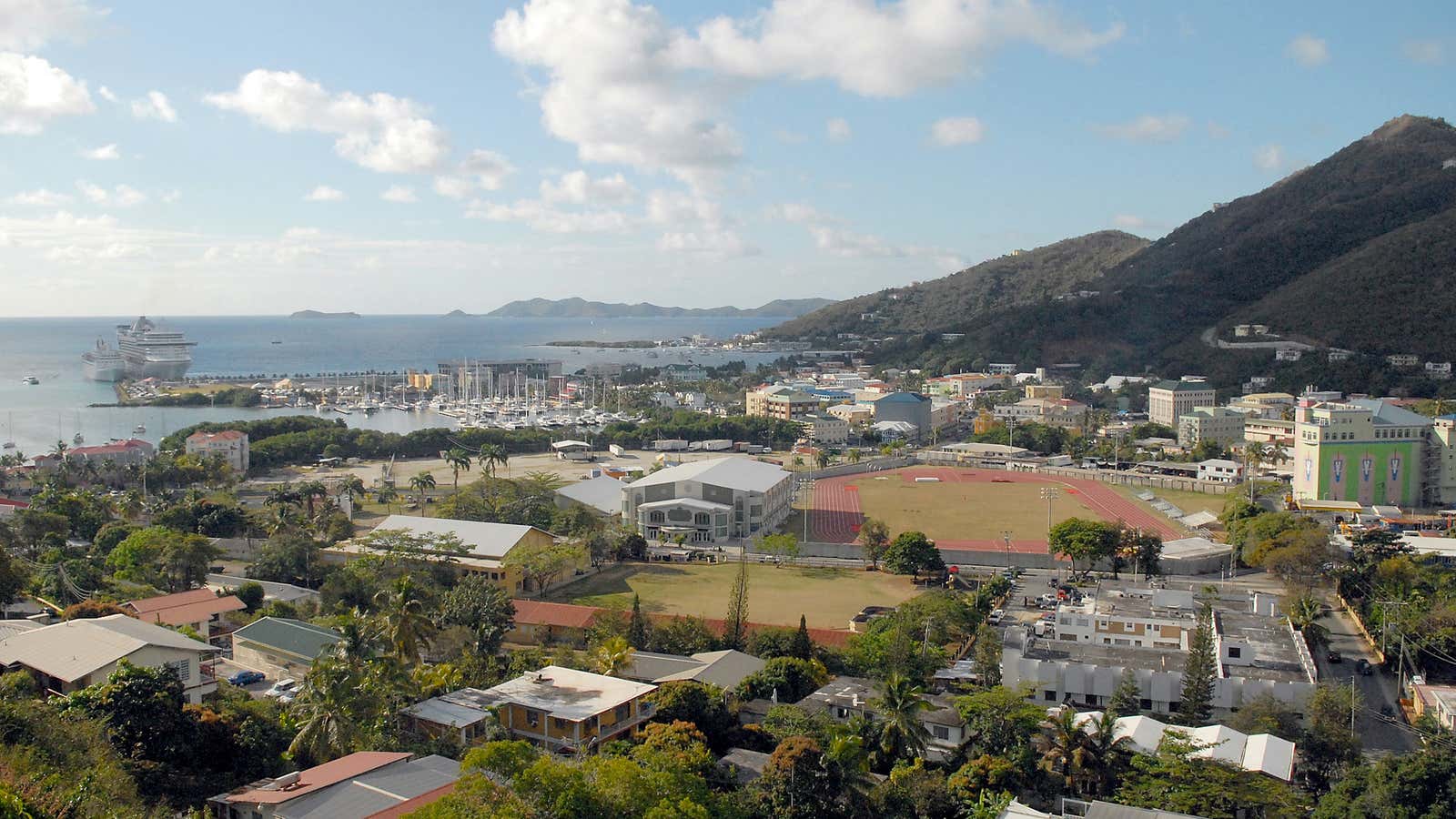 The British Virgin Islands, once a hideout for pirates.