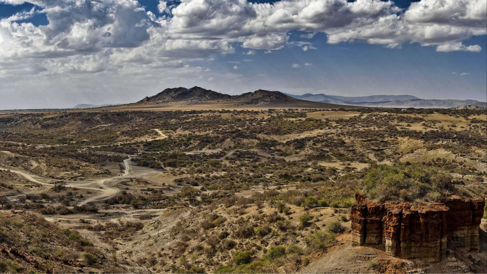 The Olduvai Gorge today.