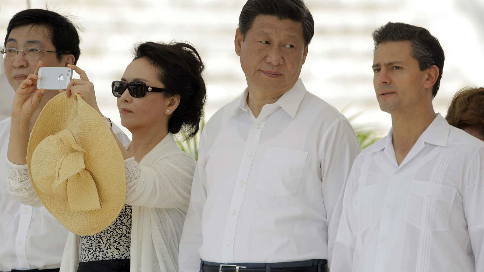 China’s first lady may have committed a security breach.