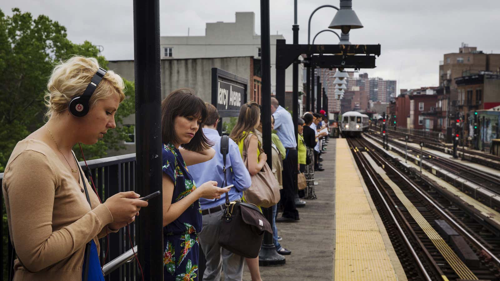 Summer subway-ing is not this idyllic.