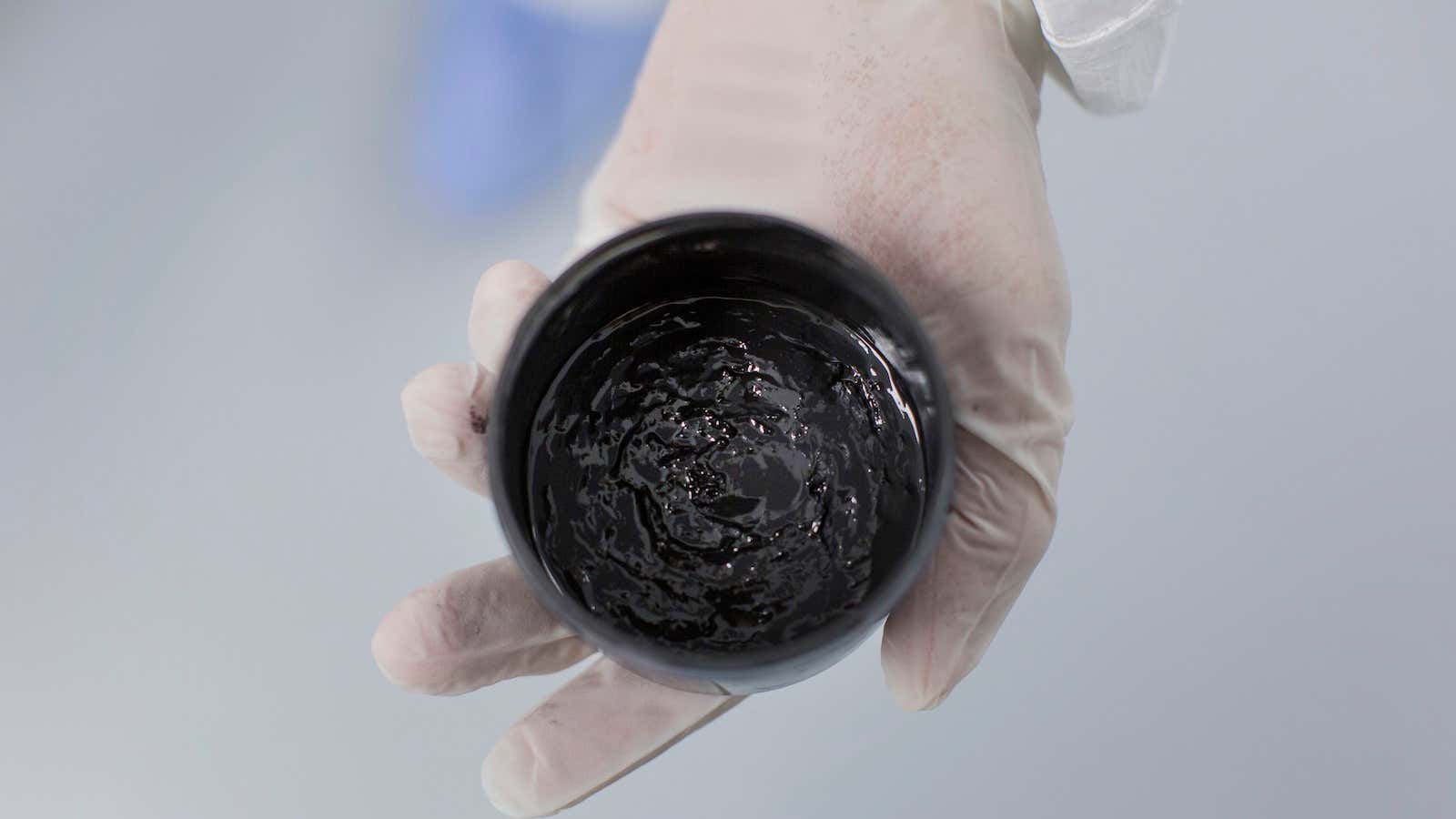 This black goop is what will be at the heart of the next generation of batteries.