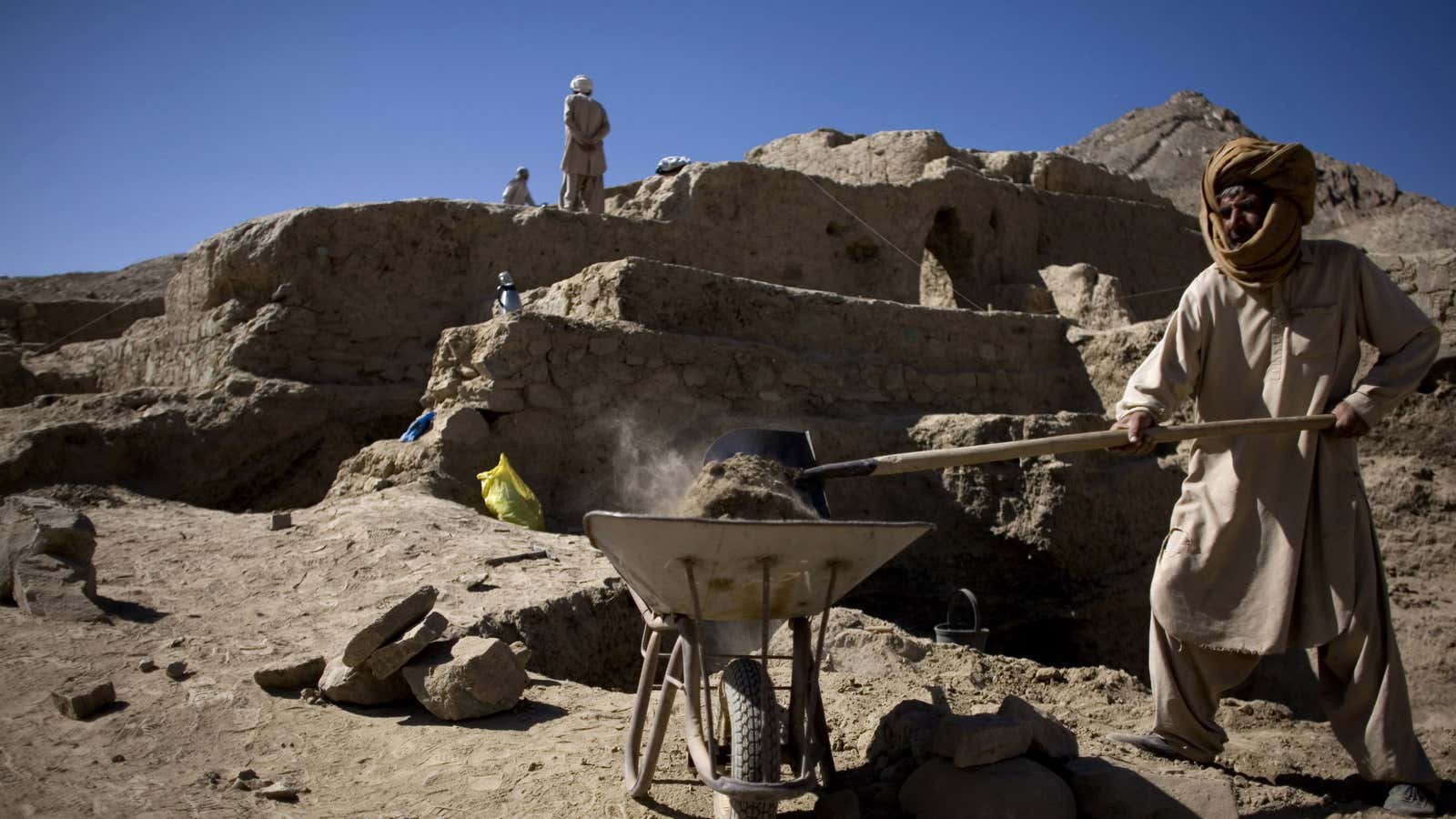 A seedbed of Afghan industrialization? The Aynak copper mine, near Kabul.