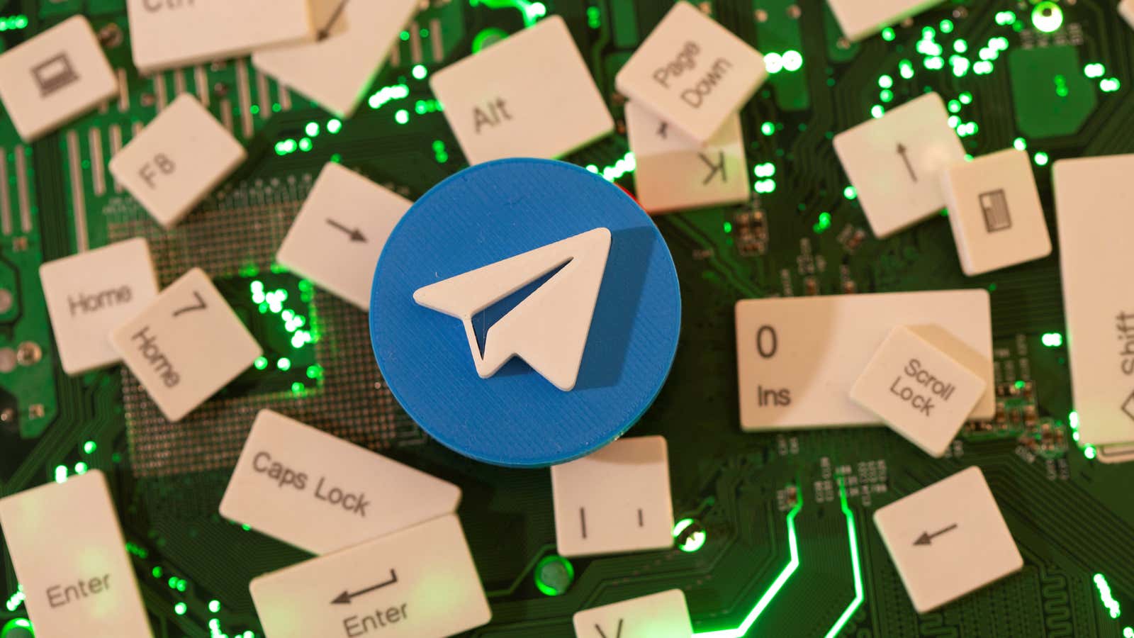 The app Telegram has become a crucial messaging service in Russia and Ukraine.