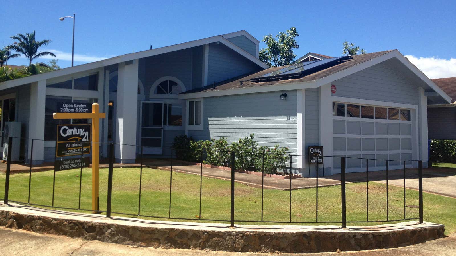 Home sweet home. Edward Snowden’s house in Waipahu, Hawaii, now empty and on the market.