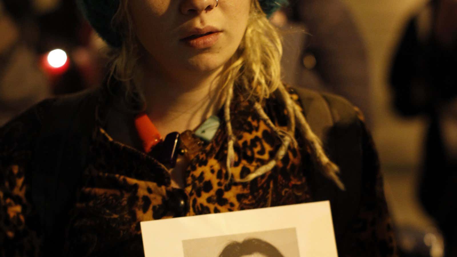 Northern Ireland vigil for a woman who died after being refused an abortion in the Republic of Ireland.