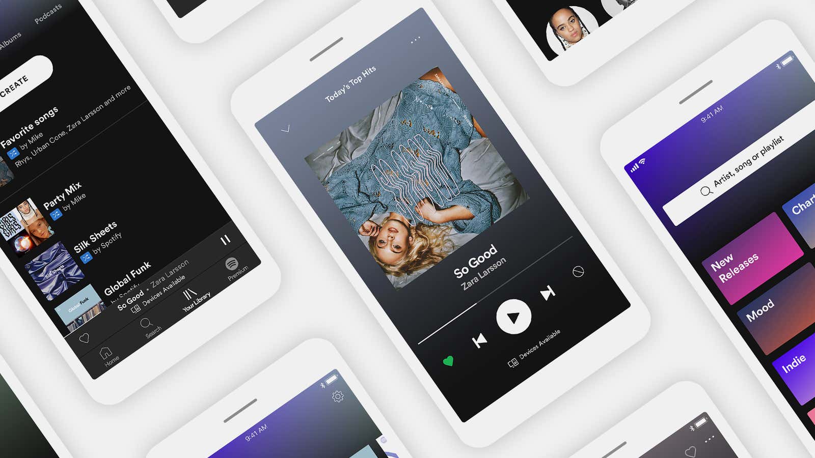 Spotify’s new free app.