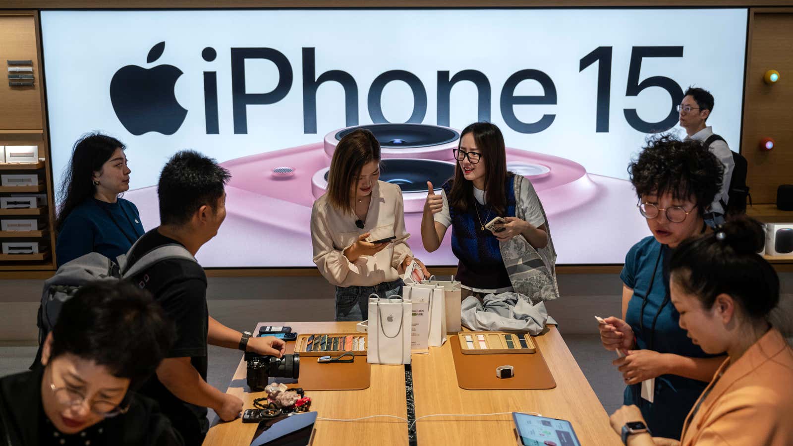 Image for Apple's iPhone sales in China fell almost 20% — its worst quarter since 2020