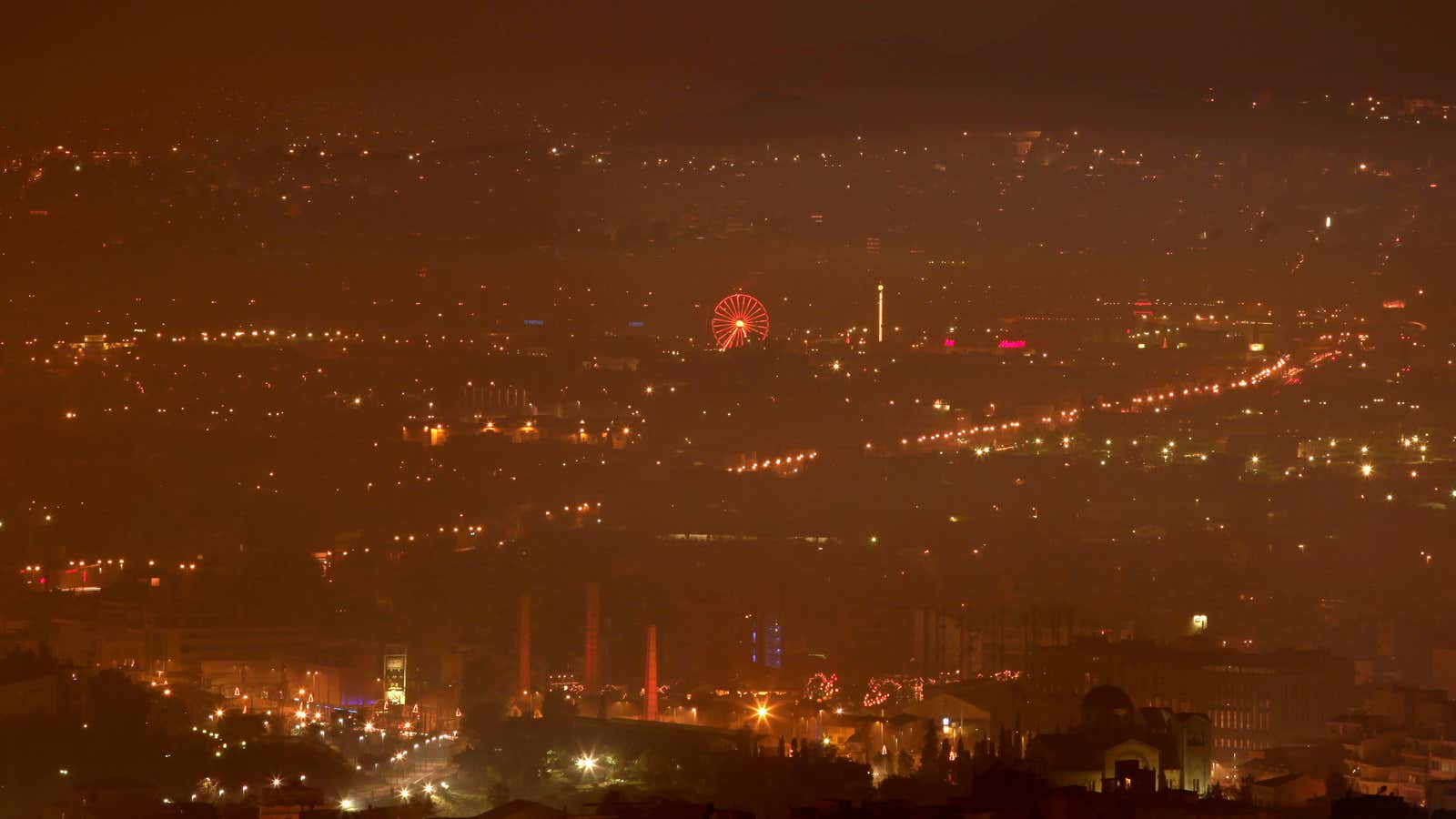 Utility bills are now so expensive for Greek families that some have taken to burning wood to stay warm. The result is an eerie fog of smoke looming above Athens.