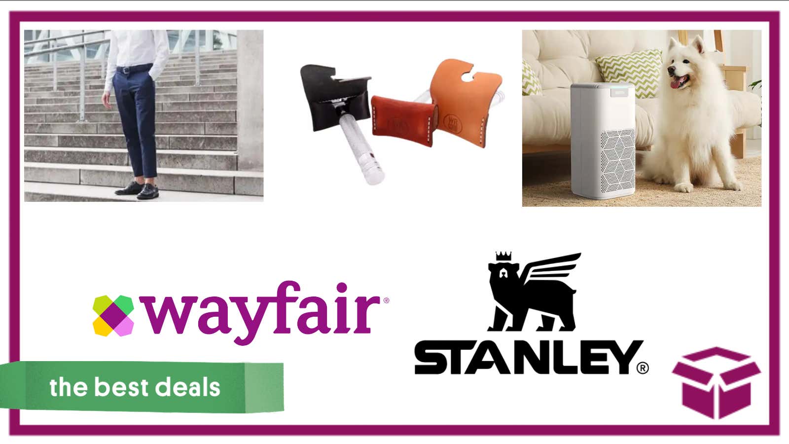 Image for Best Deals of the Day: Wayfair, Stanley, Western Razor, Dalgado, WELOV Air Purifier & More