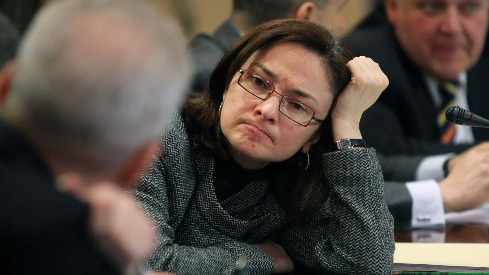 Elvira Nabiullina, Russia’s new central bank head, in a 2009 photo.