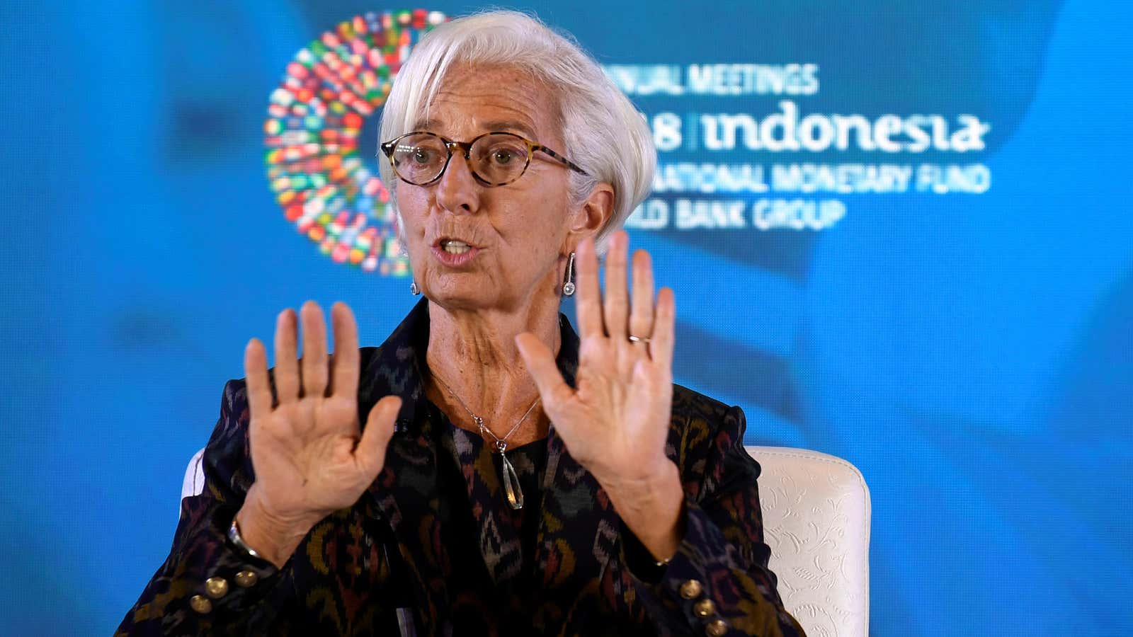 The IMF’s Christine Lagarde is worried about leveraged loans.