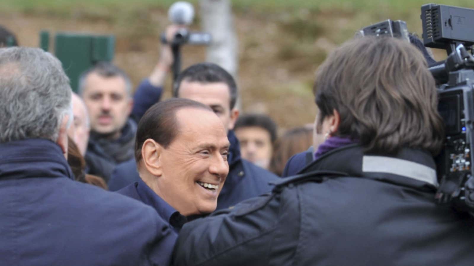 The financial markets do not find Berlusconi amusing