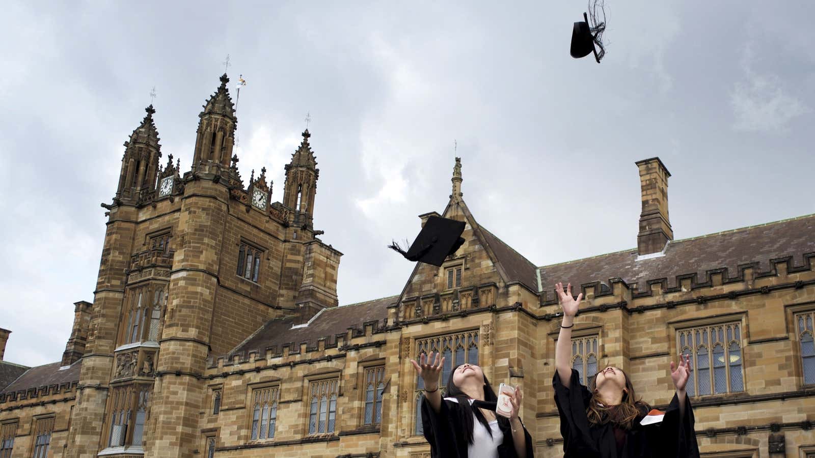 Migrants are graduating in Australia/