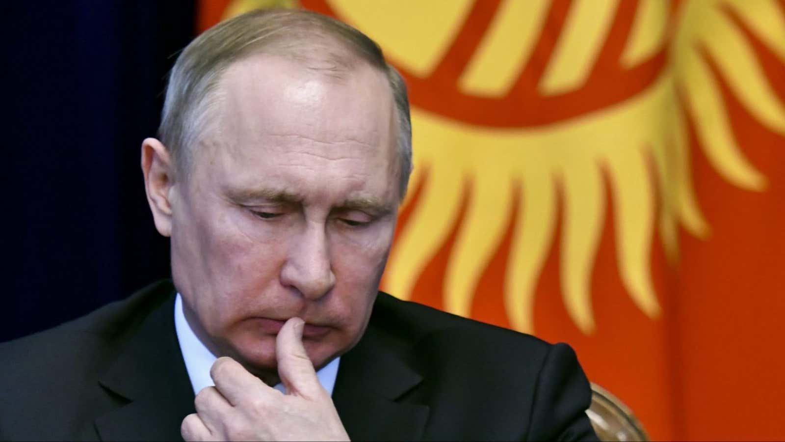 The inscrutable Mr. Putin.