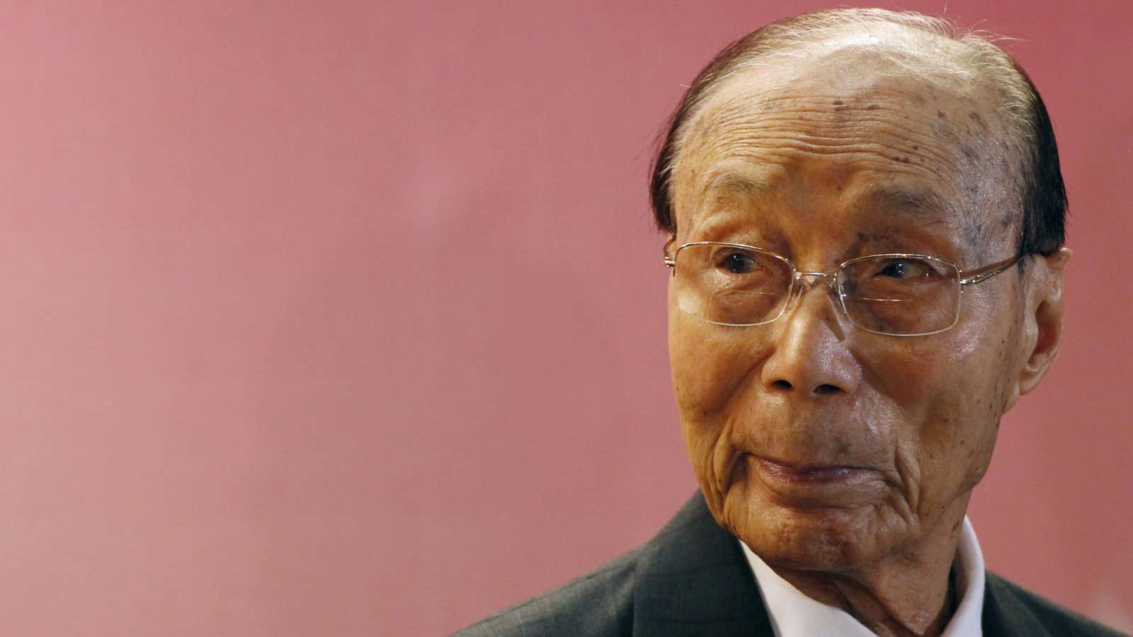 Run Run Shaw, founder of one of Hong Kong’s largest film studios.