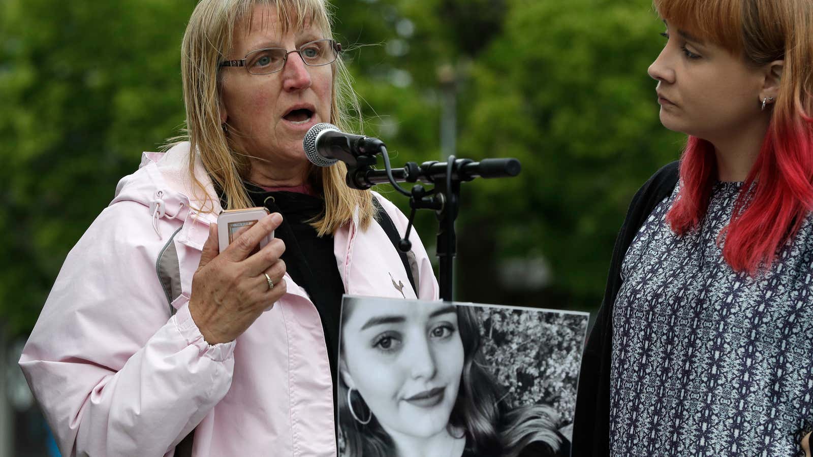 Mourners gather at a candlelight vigil for murdered British tourist Grace Millane.