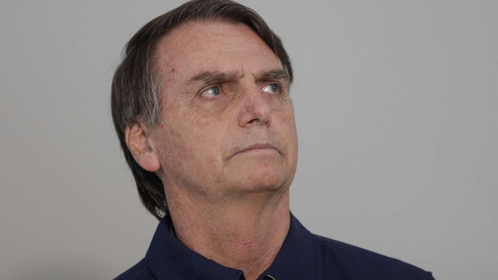 Brazilian presidential candidate Jair Bolsonaro