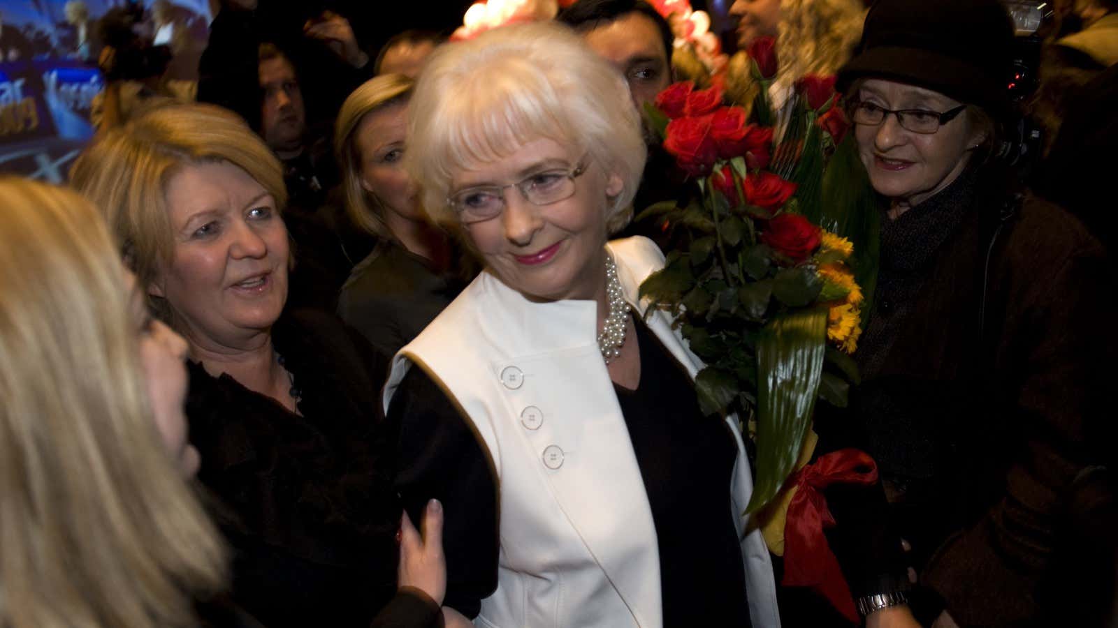 Johanna Sigurdardottir, Iceland’s former prime minister.