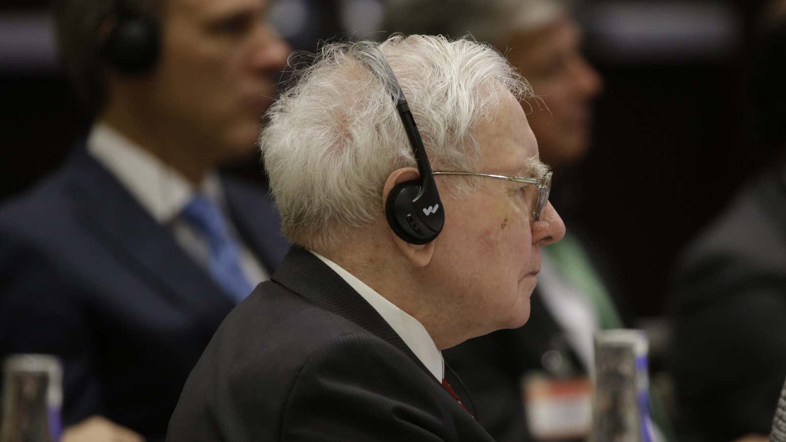 Warren Buffett: Rocking out.