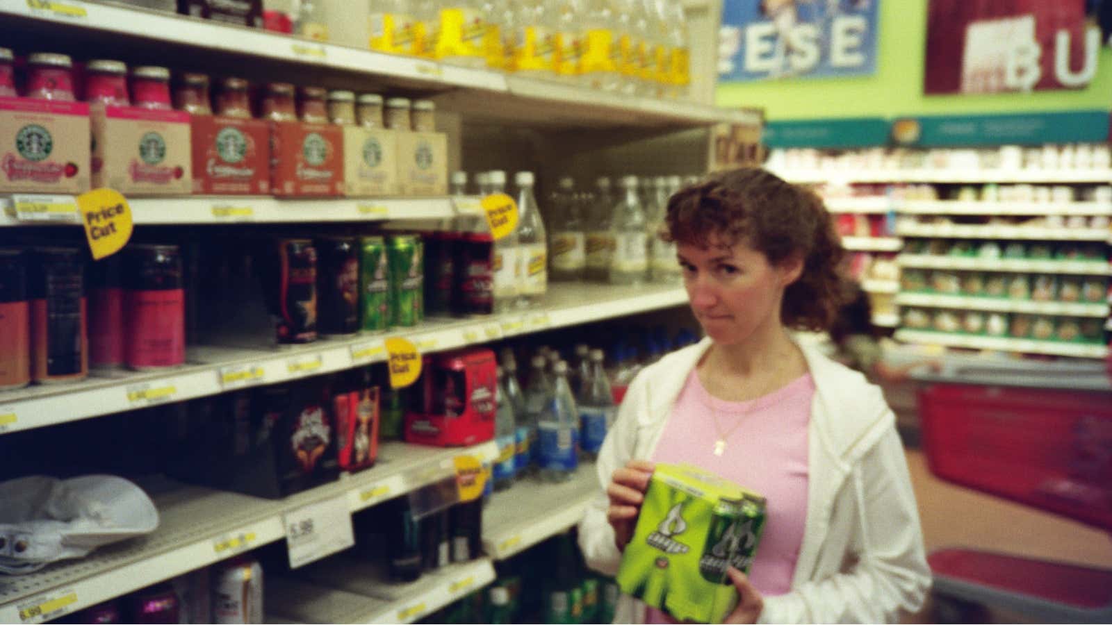 Choosy moms choose energy drinks.