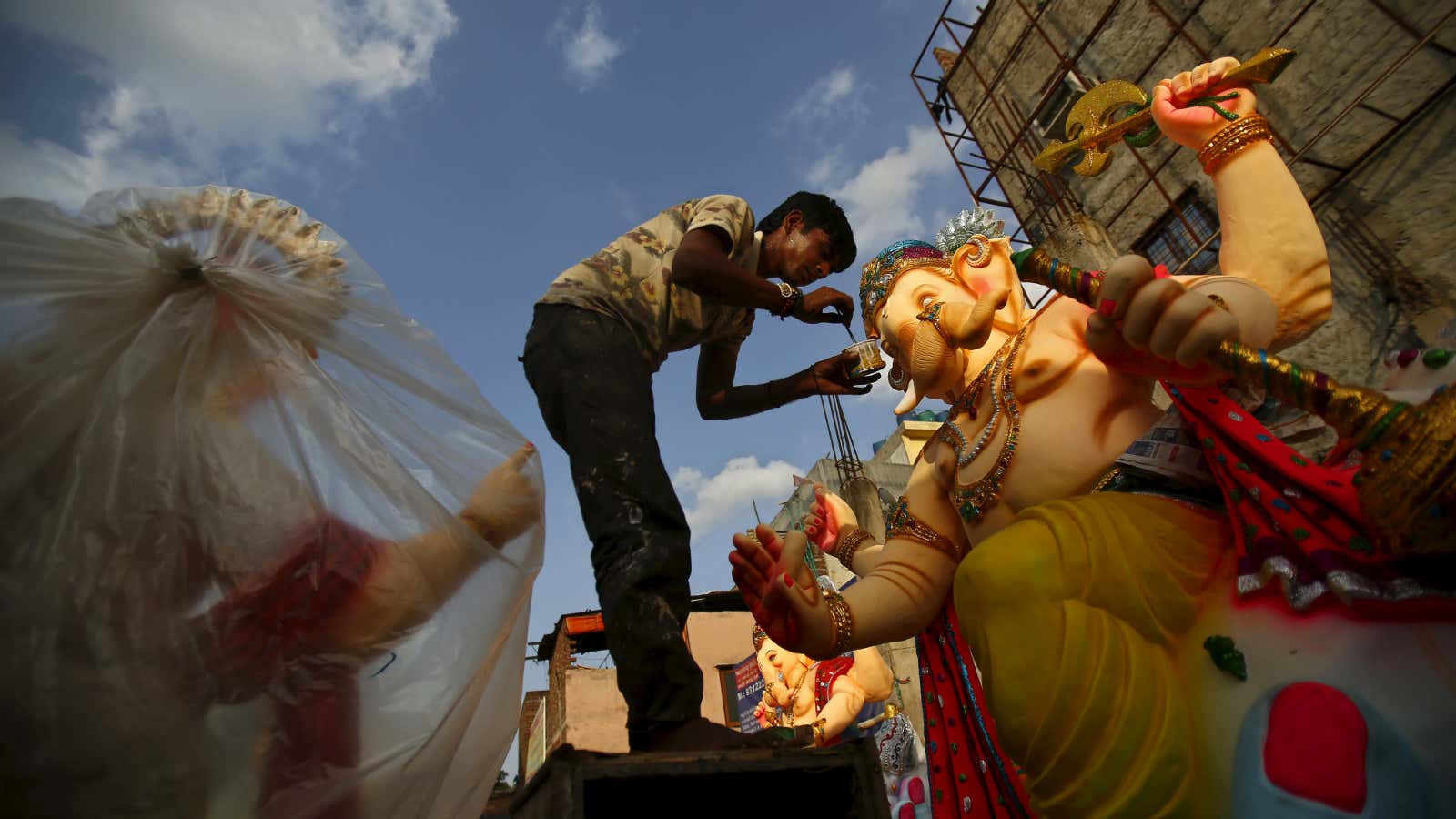 Ganpati bappa morya.