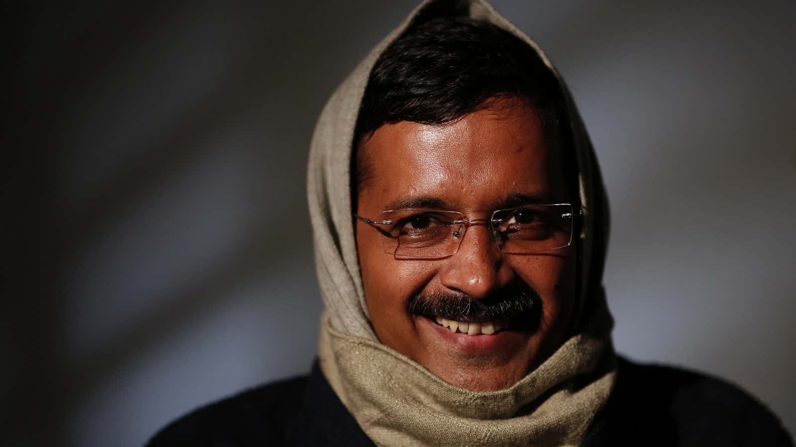 Former Delhi chief minister Arvind Kejriwal.