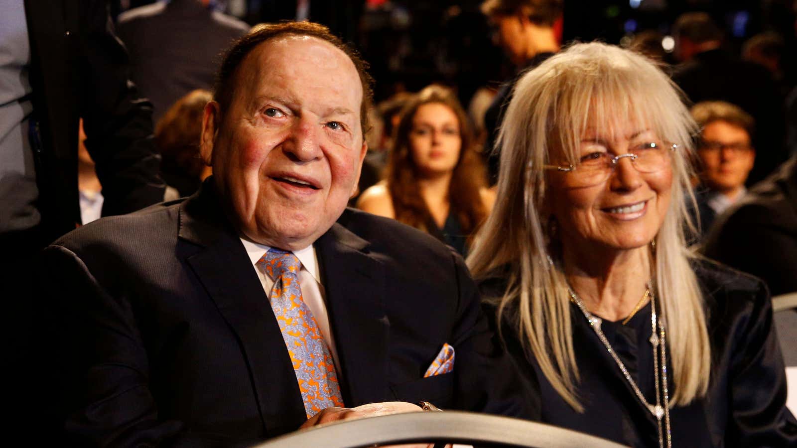 Adelson is one of the world’s richest men.