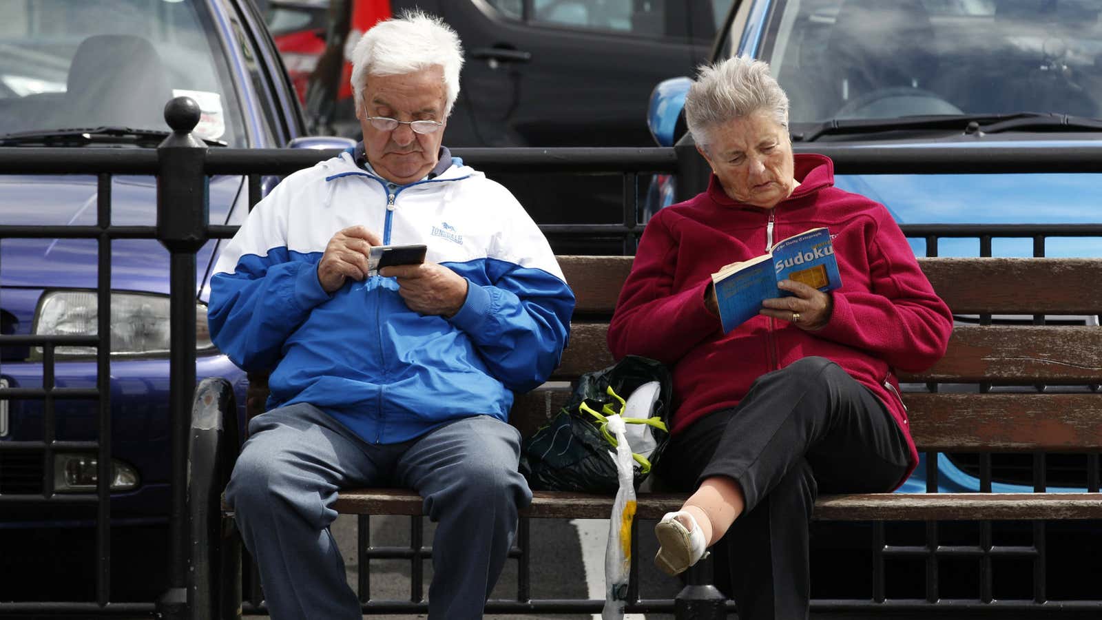 This couple is staying sharp in Largs, Scotland, home to the winners of Europe’s largest ever jackpot.