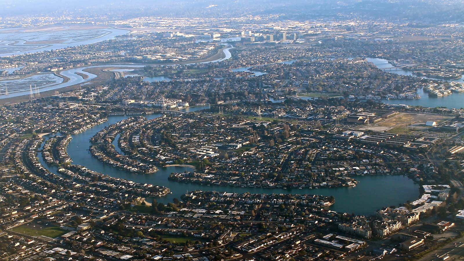 Silicon Valley from above.