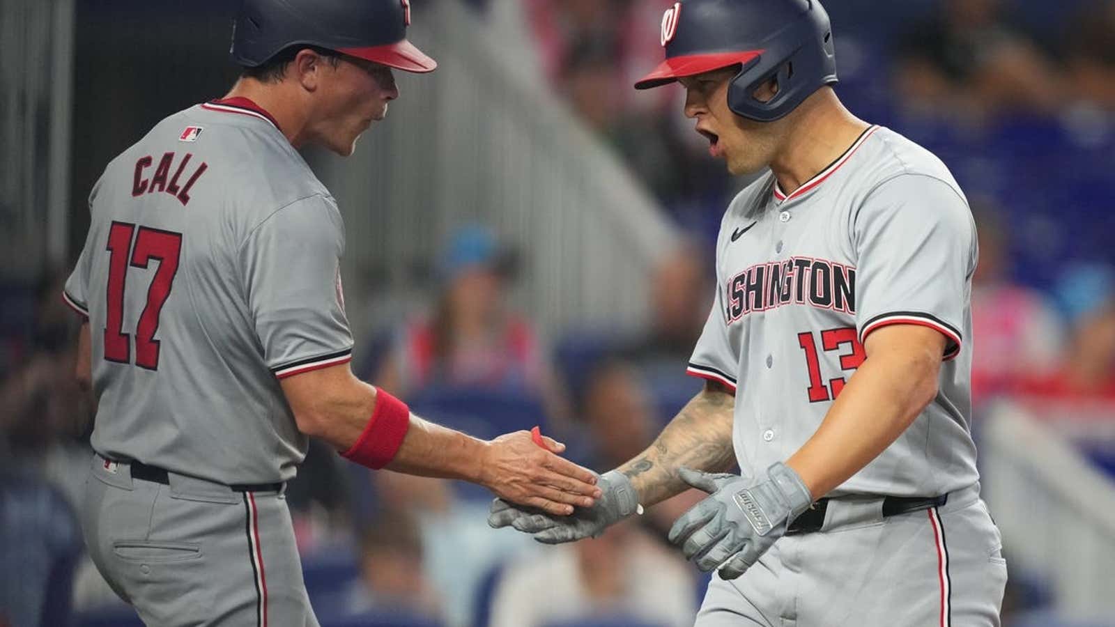 Image for After crushing loss, Marlins hope to avoid being swept by Nationals