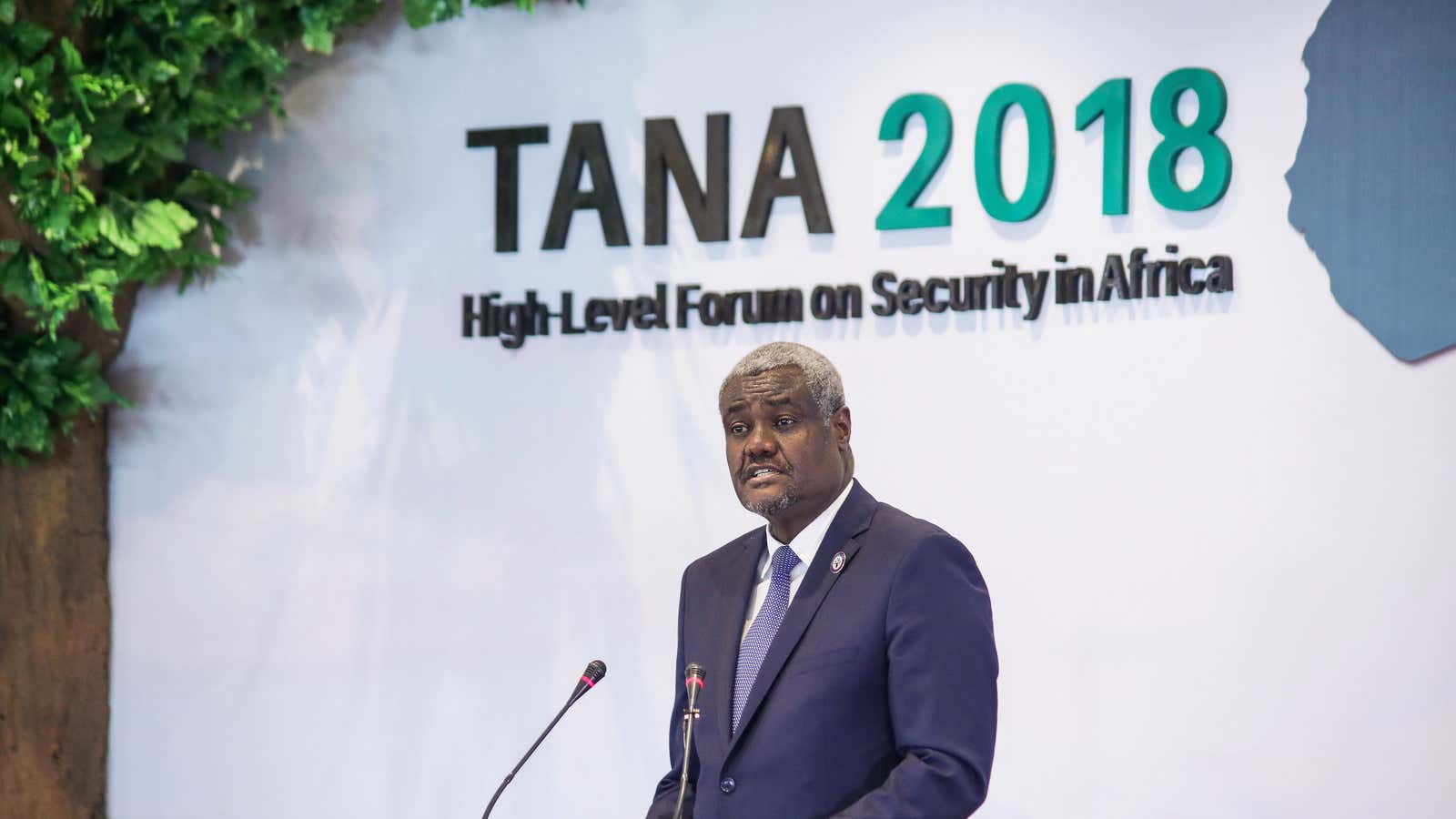 African Union chairman Moussa Faki