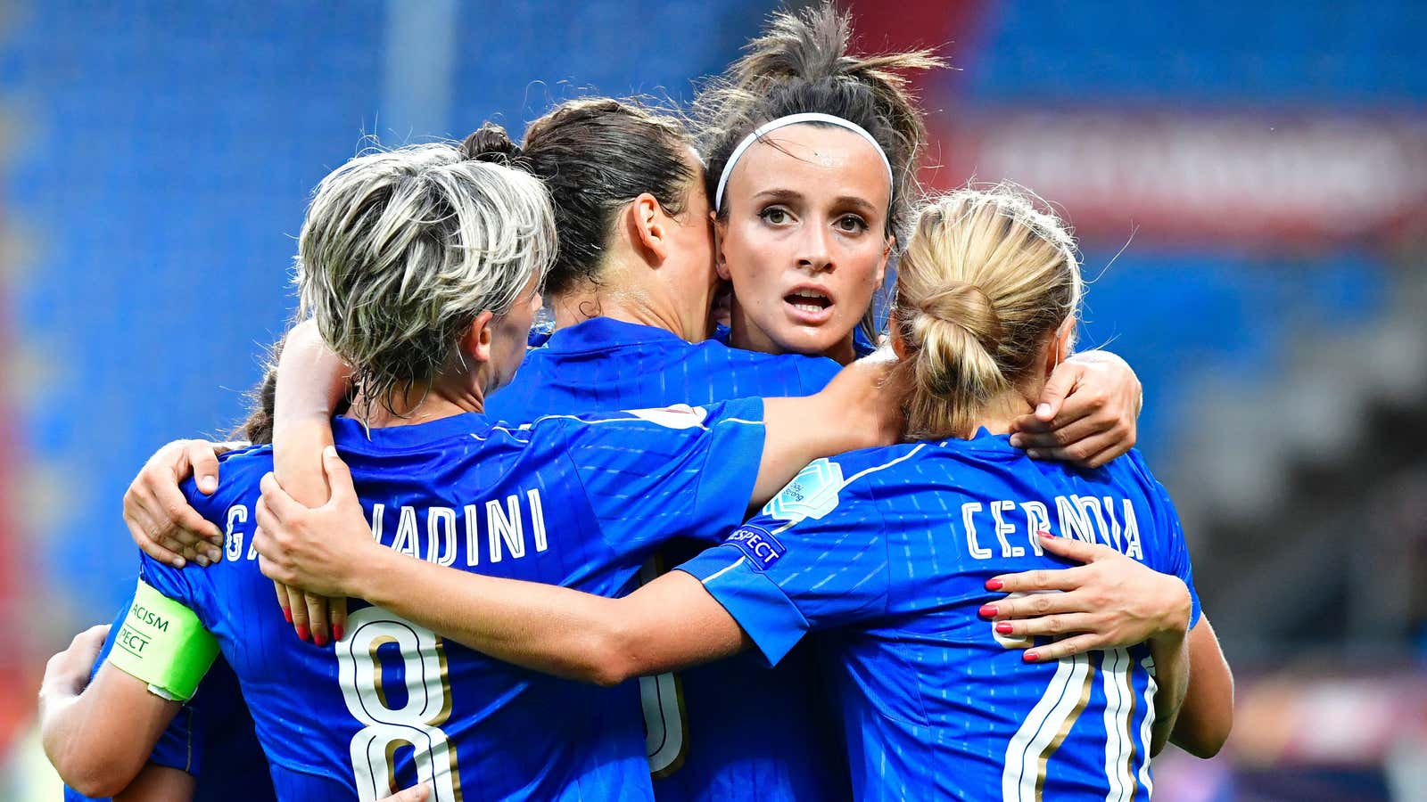 Ci sono le Azzurre.