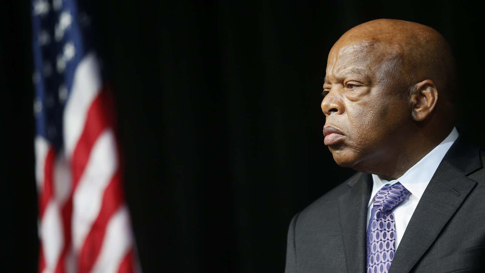 Congressman John Lewis rose to fame as a civil rights activist in the 1960s.