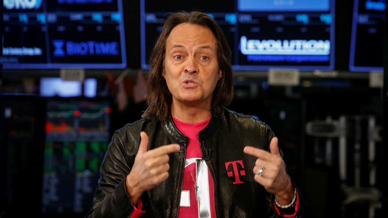 T-Mobile CEO John Legere says go-go music can play on.