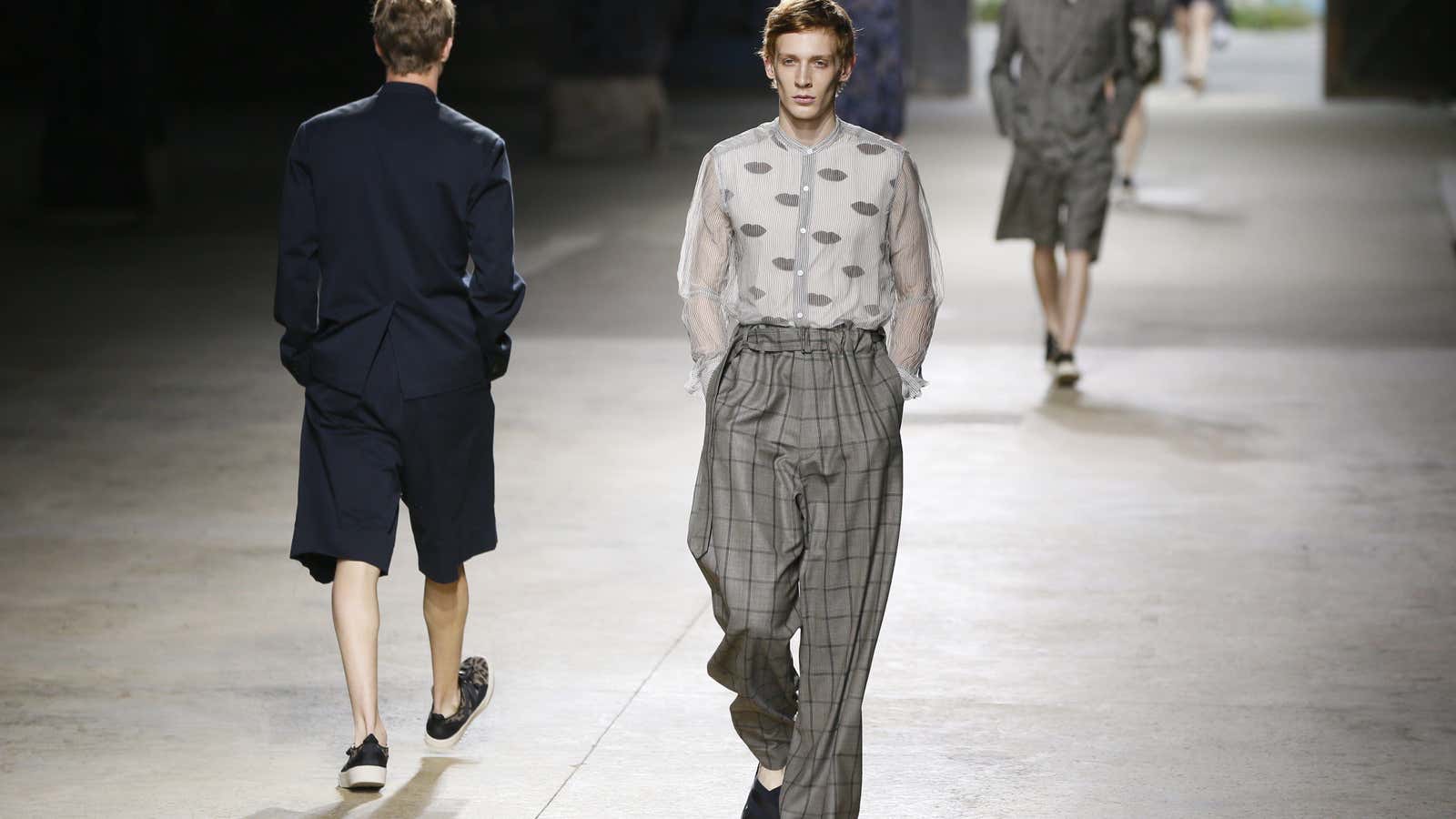 Grandpa style by Dries Van Noten.