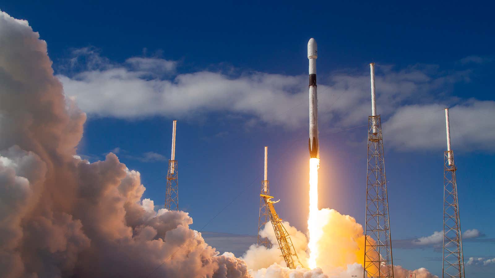 A Falcon 9 launched from Kennedy Space Center in November 2019.