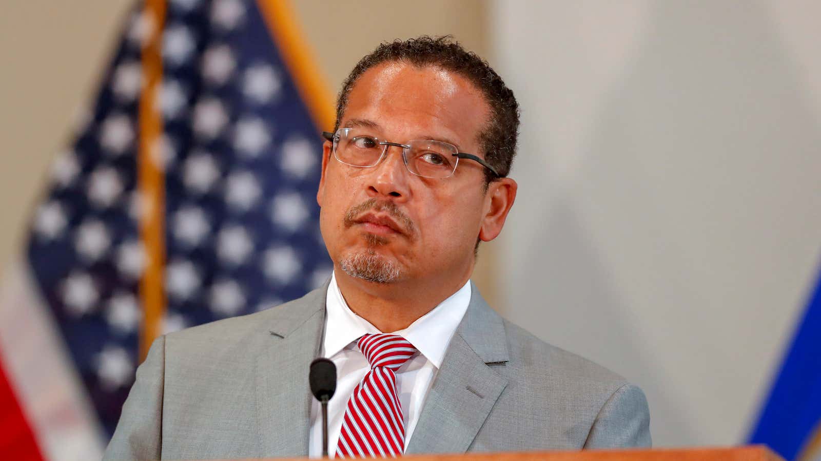 Minnesota attorney general and Derek Chauvin prosecutor Keith Ellison.