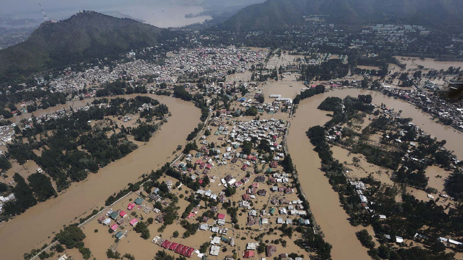 The region witnessed a frightening scale of destruction during the floods last month.