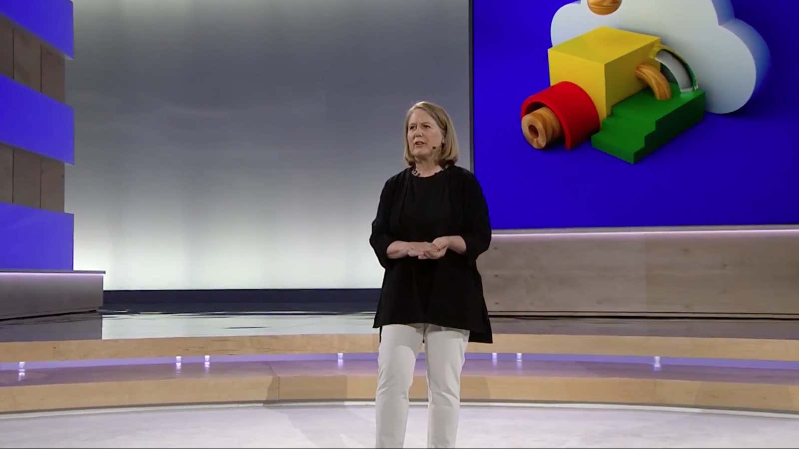 Google Cloud CEO Diane Greene.