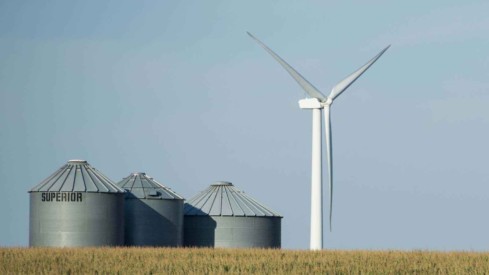 Down on Zuckerberg’s wind farm.