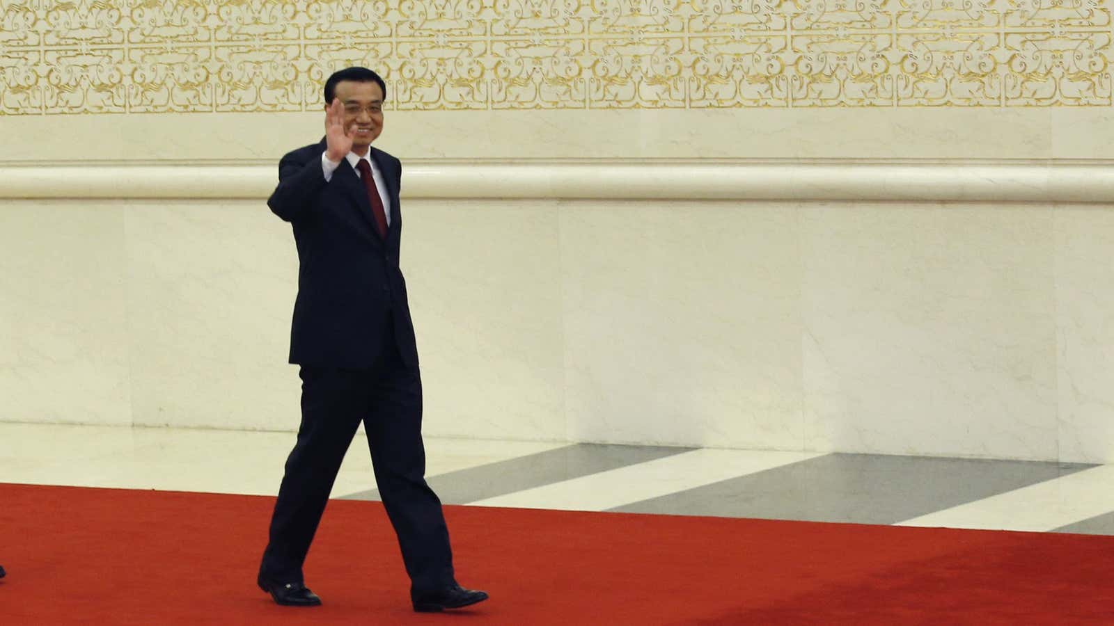 Premier Li Keqiang’s not walking the austerity walk.