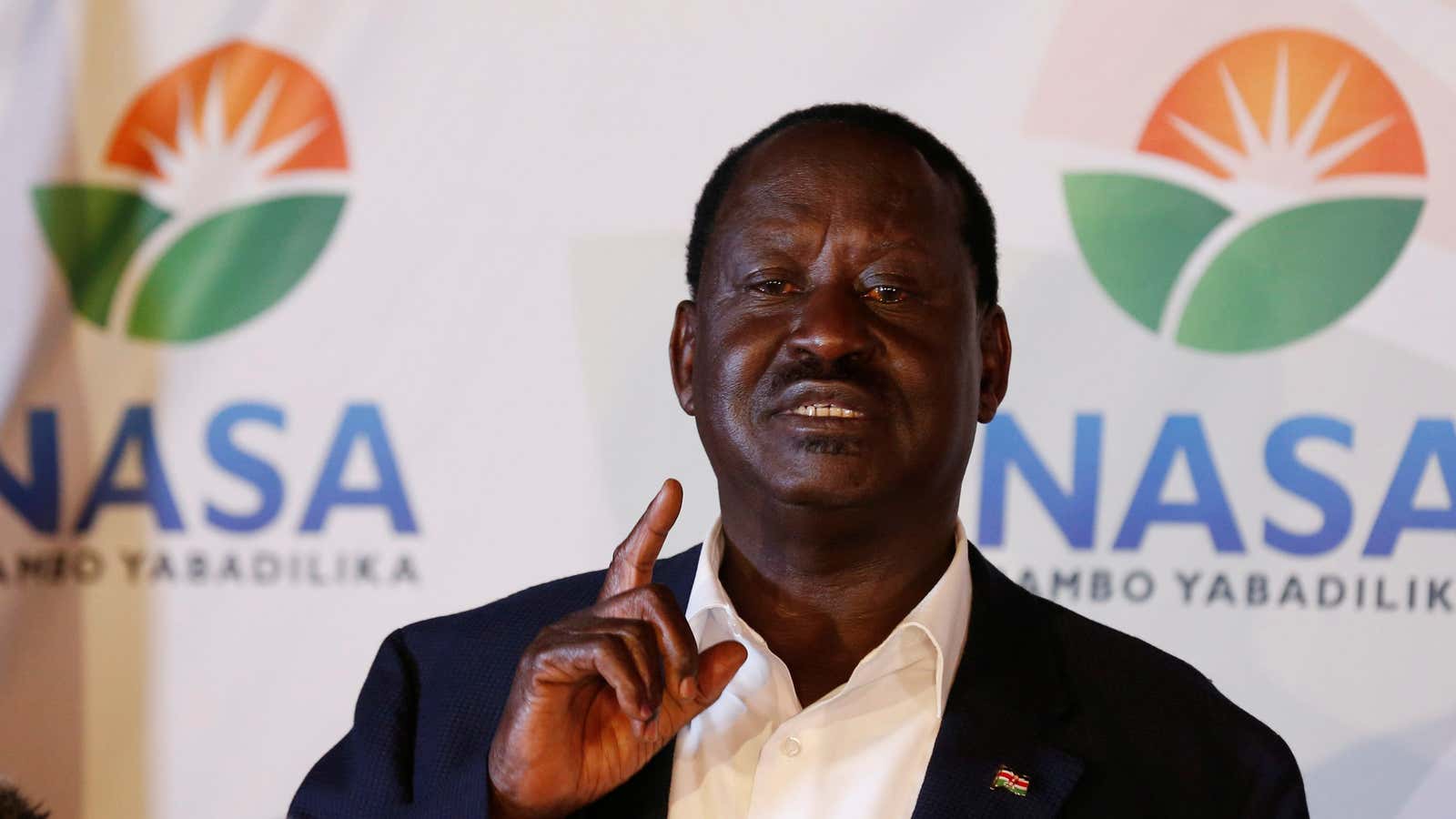 Odinga says no.