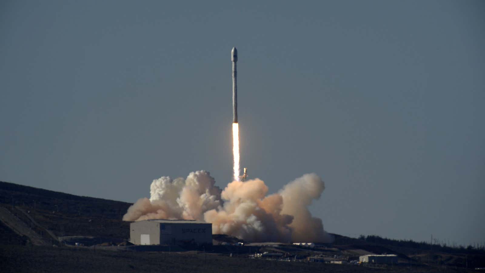 The Falcon 9 brings a new meaning to the words “delivery truck.”