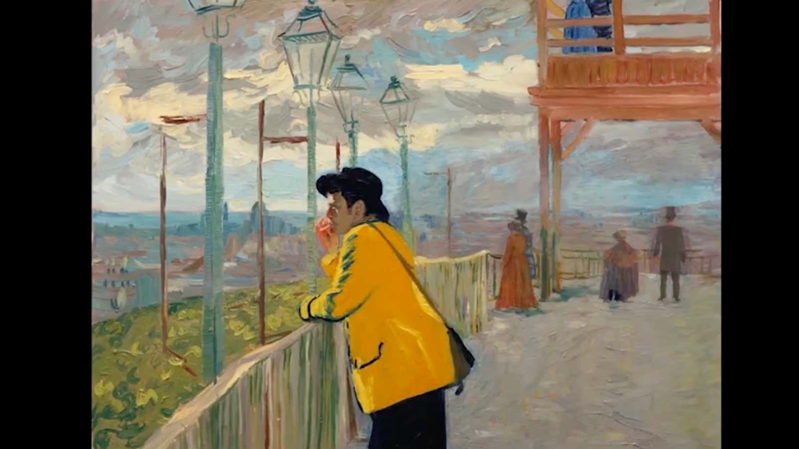 A still from the “Loving Vincent” trailer.