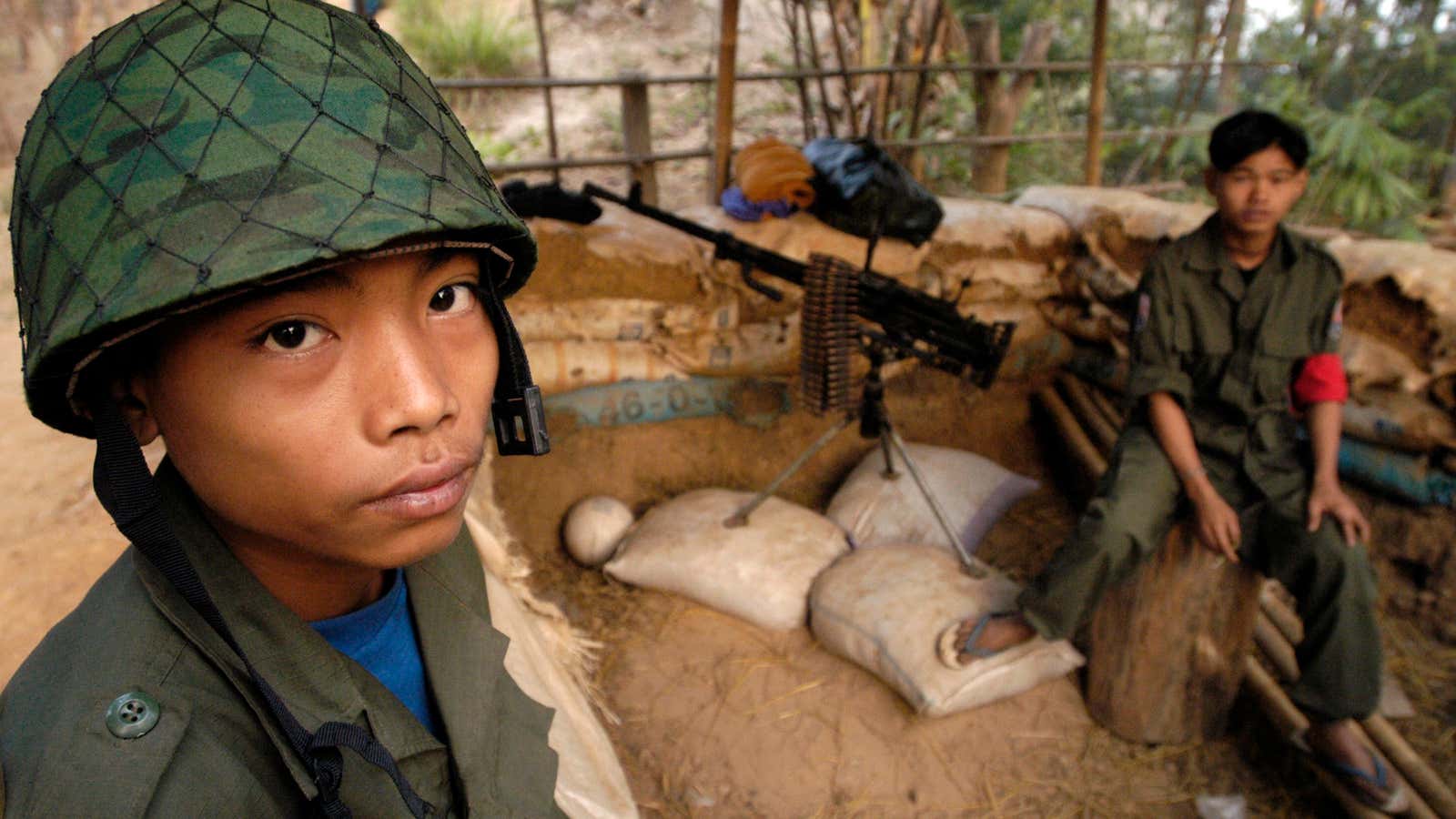 Myanmar’s military still uses child soldiers. So buying into the nation’s military-dominated economy is a reputational risk too far for many Western corporations.