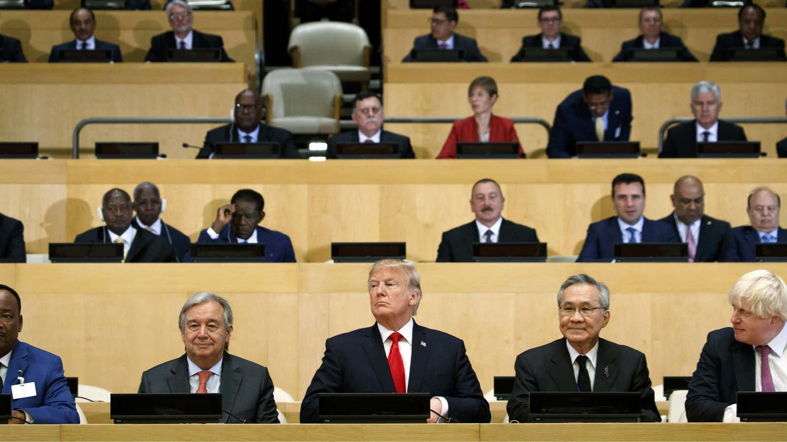 President Trump addressed the UN for the first time today.