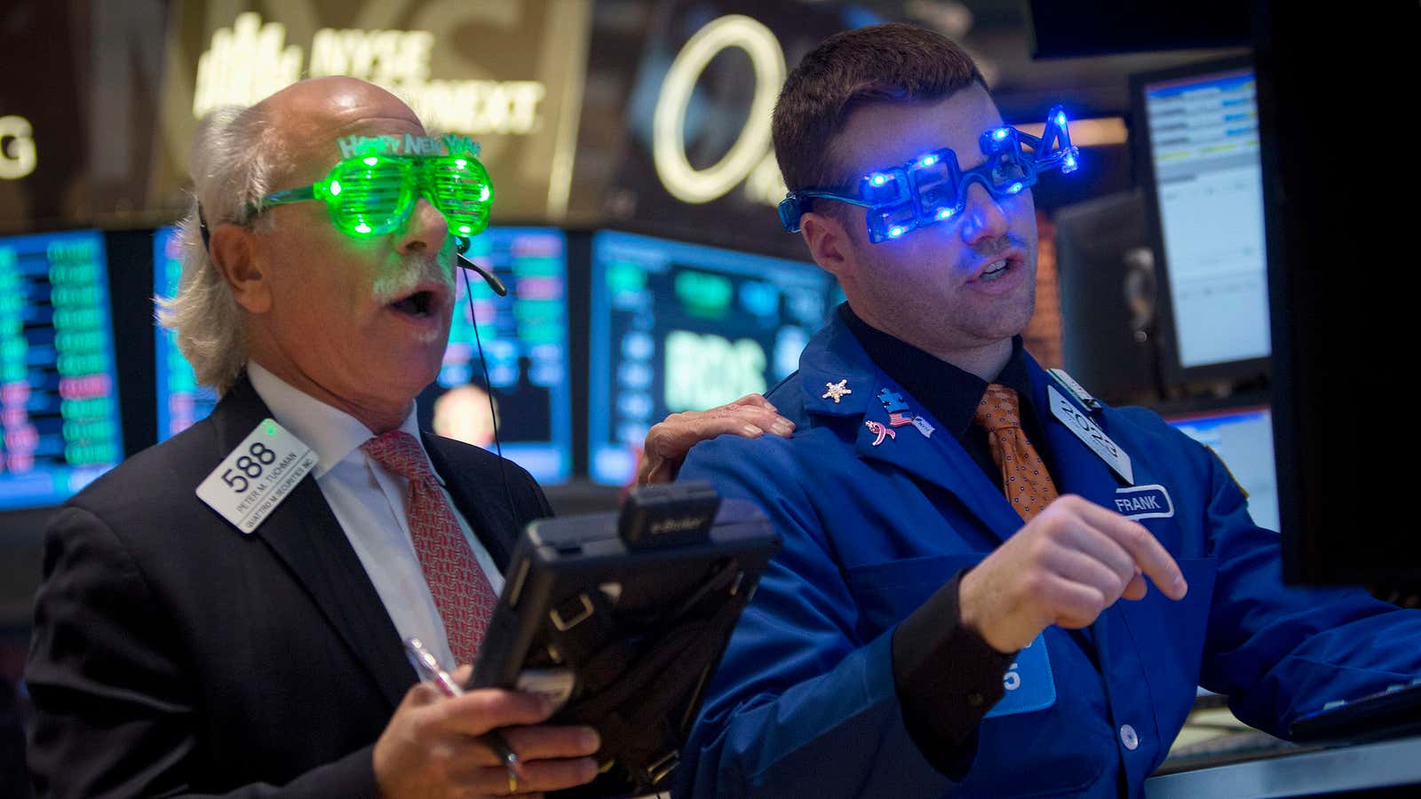 Traders are putting a brave face on 2014 so far.