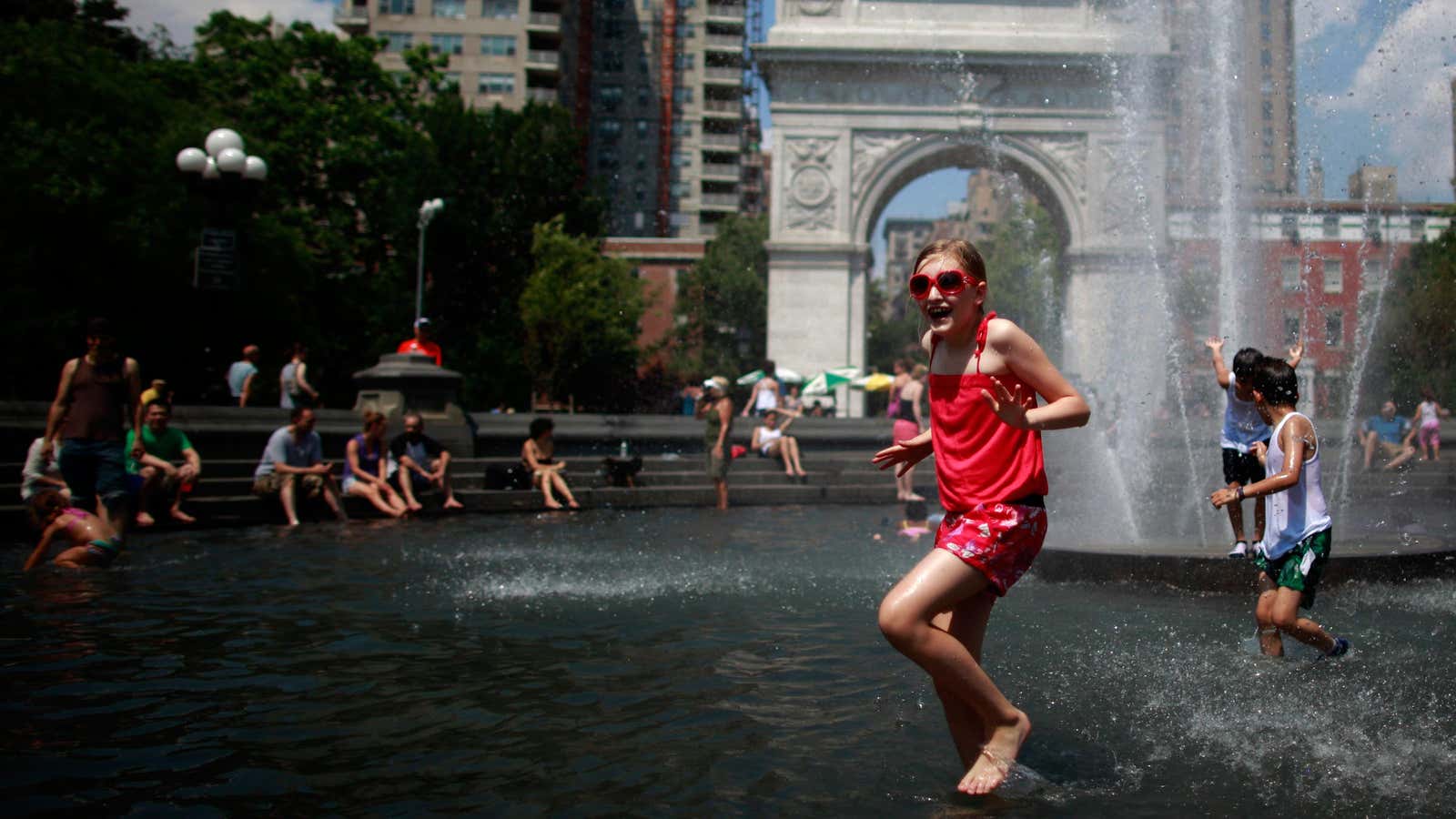 The other free way to stay cool in New York CIty.