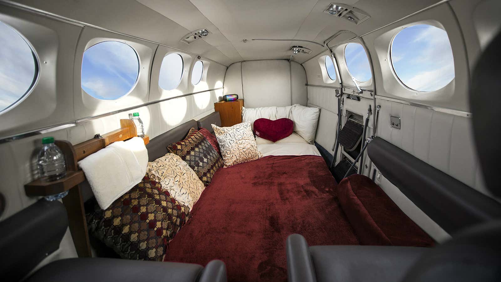 A flying cabin built for two (or three).