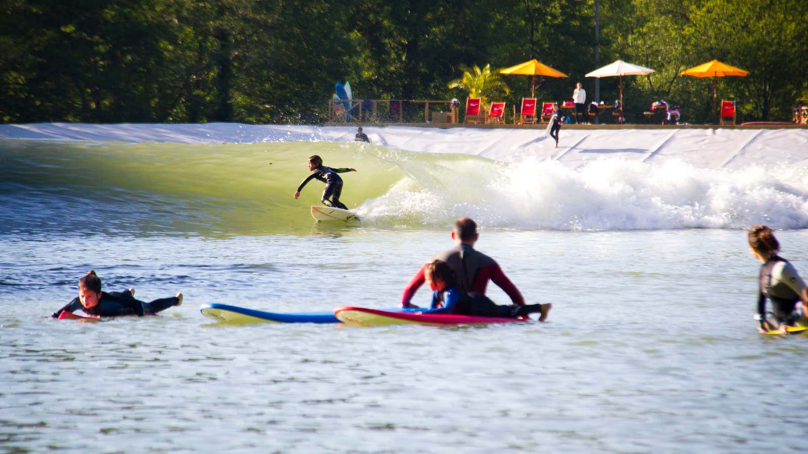 Surf’s up in Spain’s Basque country.